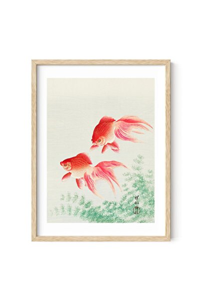 Signtouch Advertising ALAYRA Japanese Wall Art - Japanese Goldfish Artwork Pr...
