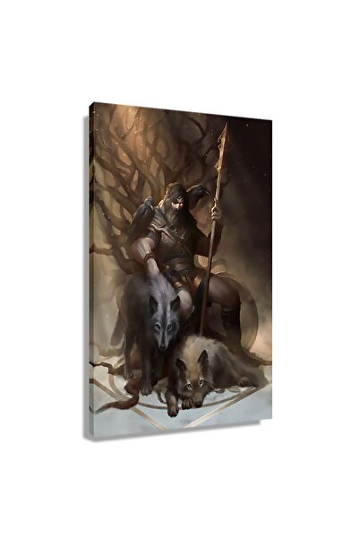 ALAYRA International ALAYRA Odin Wall Decor Poster Norse Mythology Contempora...