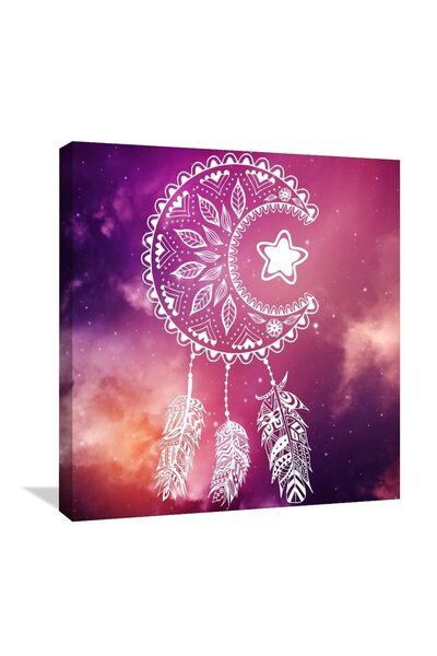 ALAYRA International ALAYRA Canvas Wall Art Galaxy Star Picture Poster Print ...