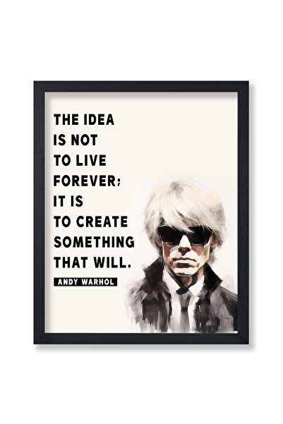 ALAYRA International ملصق ألايرا: اصنع شيئًا سيعيش إلى الأبد - طبعة آندي واره...