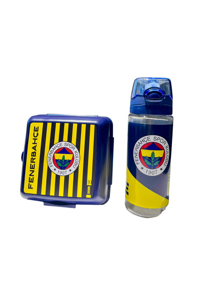 Fenerbahçe مجموعة التغذية الخاصة بالمدرسة الابتدائية من إف بي، زجاجة ماء ووعا...