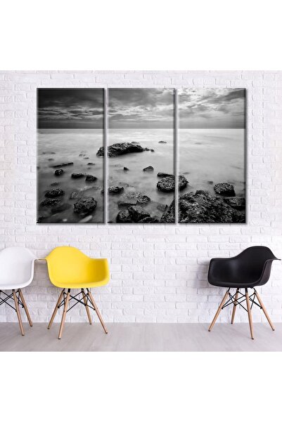 ALAYRA International لوحات جدارية بالأبيض والأسود من ALAYRA، صور أفق البحر، ص...