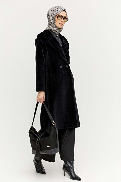 Setrms Melanjlı Fileto Cepli Kaban