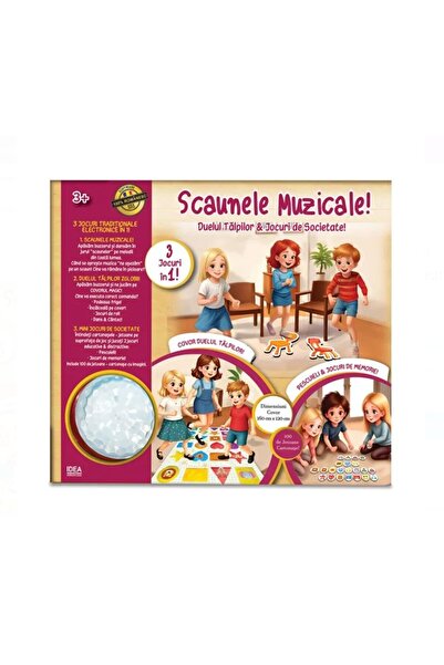 Lunix Joc de Societate Scaunele Muzicale – Duelul Talpilor pentru Copii