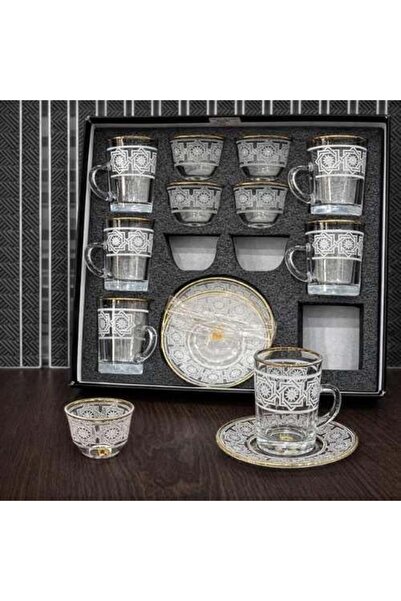 Generic Luxury set of cups and saucers with engraving