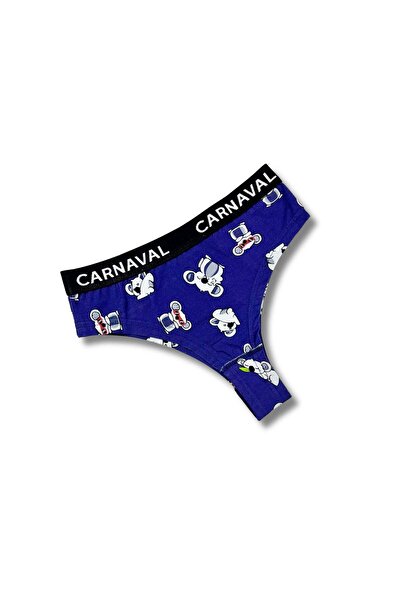 CARNAVAL SOCKS Carnaval Koala Patterned Colorful Premium Women's Brazilian Panties