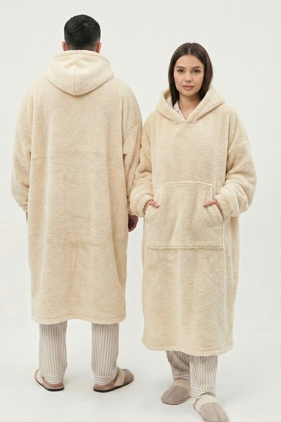 MBEY1989 Mbey Wellsoft Wearable Blanket Hooded - Unisex Warm Tv Blanket Single Size