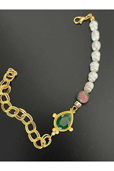 tones official تصميم عصري/عتيق/عرقي/بوهيمي، سوار متدلي مرصع باللؤلؤ الحقيقي و...