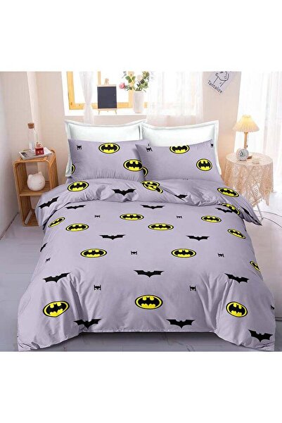 Noon East 4-Piece Microfiber Duvet Cover Set - Duvet 230x220, Fitted Sheet 18...