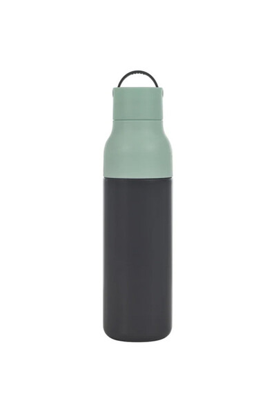 Lund London Active Water Bottle 500ml – Grey & Mint (2-Tone)