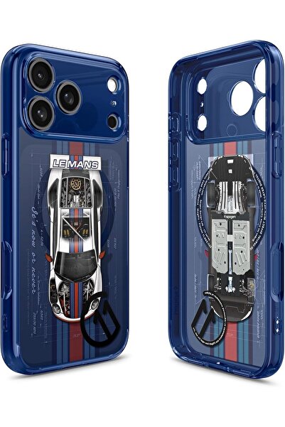 Spigen جراب Ultra Hybrid MagFit لهاتف iPhone 17 Pro MAX [تأثير مكاني ثلاثي الأبعاد مع طباعة سداسية الطبقات]