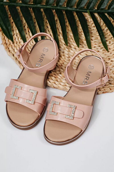 Zaira Sandale fete roz din piele ecologica Lila #21975