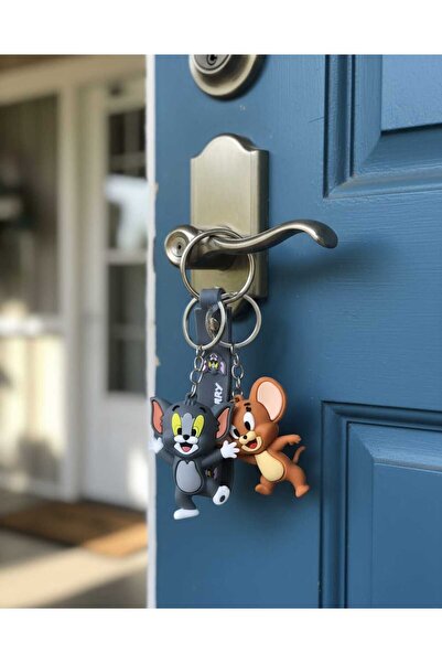 Miyoste Tom and Jerry 3D Couple Keychain