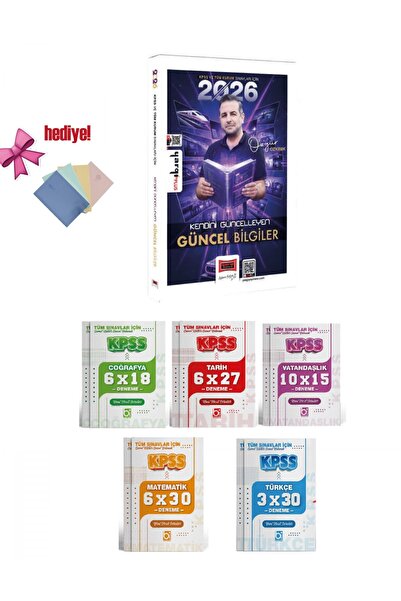 Yargı Yayınları Yargı 2026 KPSS ve Tüm Kurum Sınavları İçin Kendini Güncelley...