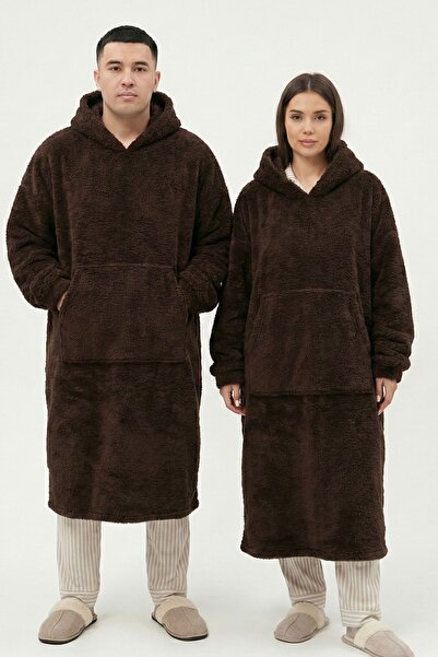 MBEY1989 Mbey Wellsoft Wearable Blanket Hooded - Unisex Warm Tv Blanket Single Size