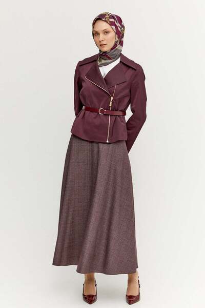 Setrms Ekose Evaze Midi Etek