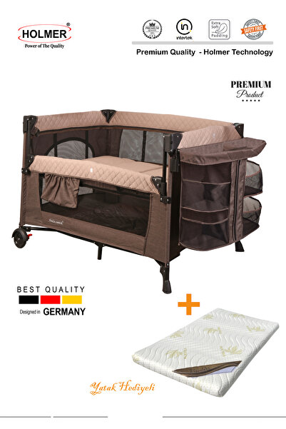 Holmer Coolstyle (Yatak Hediyeli) oyun Parkı/Anne Yanı/Park Yatak Multi Pro +...