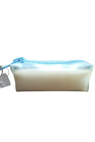 UNICUS مقلمة كبيرة شفافة بسحاب XL UNCS-978-أزرق