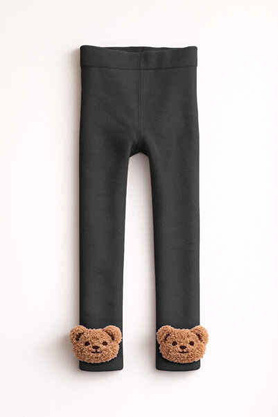 Katia&Bony Children's Teddy Accessory Towel-Lined Leggings Smoked