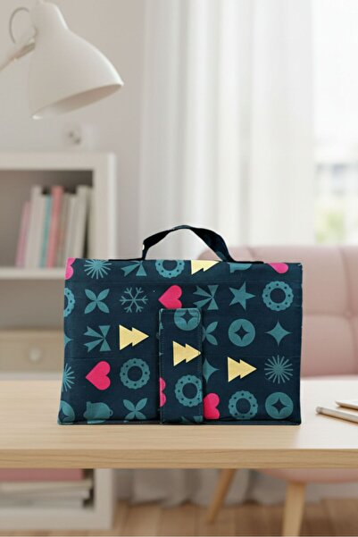 Uretti - Gamze 9546 0914 Handmade Book / Tablet Case - with Hand Strap 28X20 cm