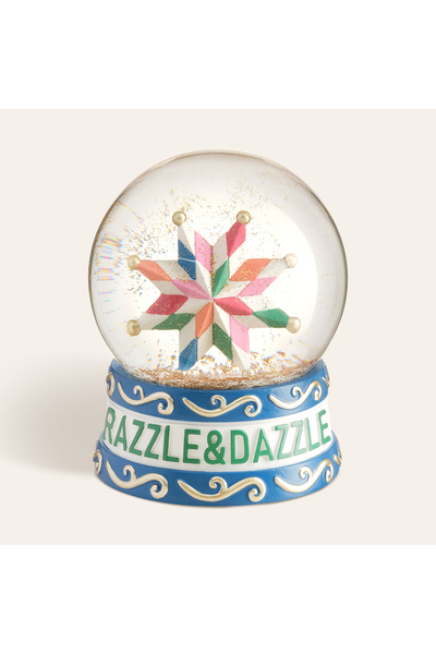 Zsa Zsa Zsu Meılın Cam Kar Küresi 10x10x13 Cm Renkli