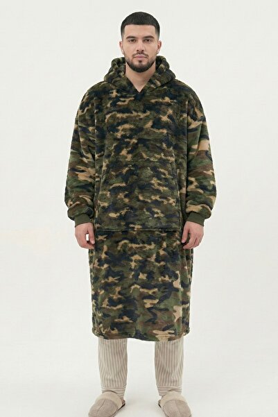 MBEY1989 Mbey Wellsoft Wearable Blanket Hooded - Unisex Warm Tv Blanket Single Size