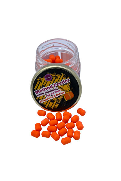 FeederX Mini Dumbell Pellets Strawberry & Betain 5 x 7 mm, 10 g