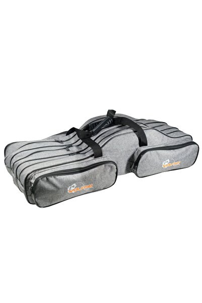 Wolfish 120 cm 3 Gözlü 4 Cepli Olta Çantası