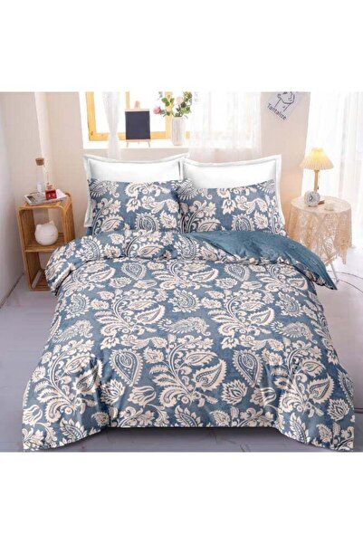 Noon East 4-piece Microfiber Duvet Cover Set - Duvet 230x220, Fitted Sheet 18...