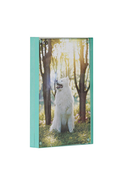 Lund London إطار مغناطيسي – إطار صور 5x7 – لون نعناعي