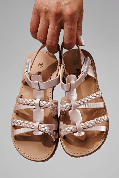 Zaira Ροζ σανδάλια για κορίτσια από οικολογικό δέρμα Betsy #21922 - 28