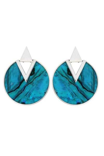Indira Jewelry Sage Earrings Deep Blue