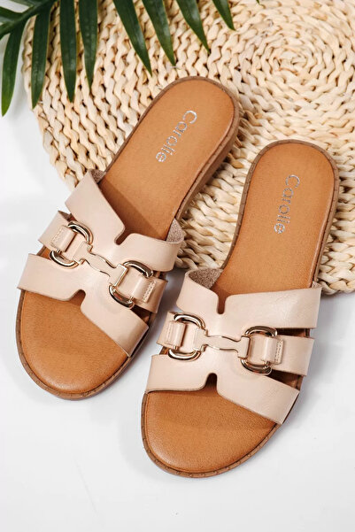 Zaira Papuci dama bej din piele ecologica Diana #22295 - 40