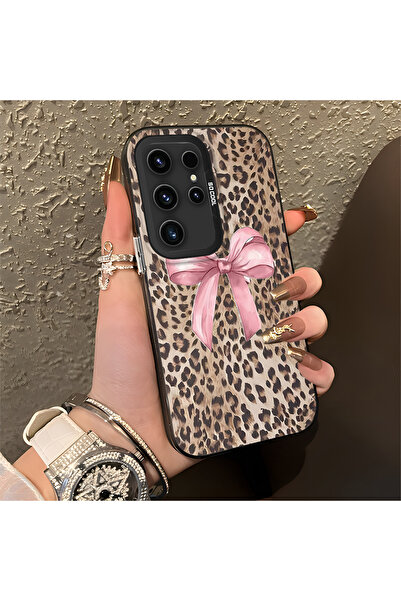 Hontinga حافظة متوافقة مع هاتف سامسونج جالاكسي S23 الترا بنمط باردوس، حافظة ه...