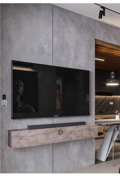 Rosina Ahşap Renk Modern TV Alt Ünitesi / Deresuar