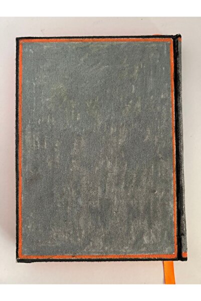 SimplyTexGoGlobal Gray Halloween A5 Notebook, 80 gsm Orange Paper