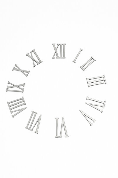 EXİZ TİCARET أرقام ساعة روما، أرقام ساعة الحائط ورقم 4،5 سم من البليكسي اللاصق