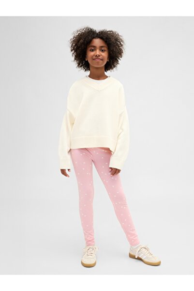 GAP Kız Çocuk Açık Pembe Legging Tayt