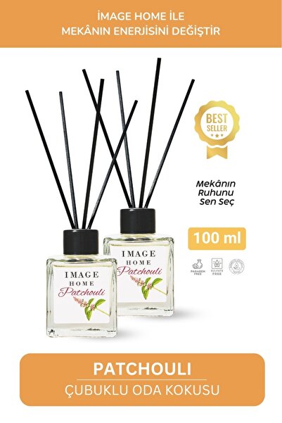 İMAGE HOME Çubuklu Oda Kokusu Patchouli 100Ml.2'Li Özel Set