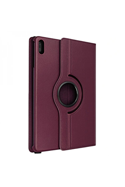 eco port حافظة جلدية لجهاز هواوي ميت باد 11 10.9 360 - لون أرجواني