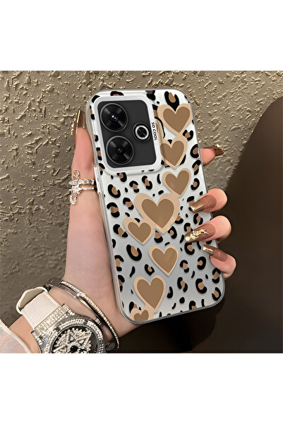 Hontinga حافظة متوافقة مع هاتف Xiaomi Redmi 13 4G بنمط pardus حافظة هاتف صلبة...