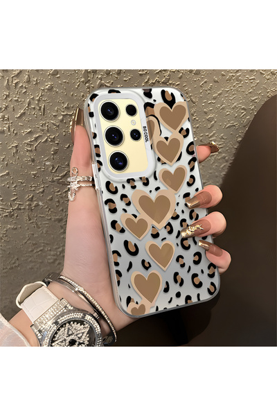 Hontinga حافظة متوافقة مع هاتف سامسونج جالاكسي S24 الترا بنمط باردوس، حافظة ه...