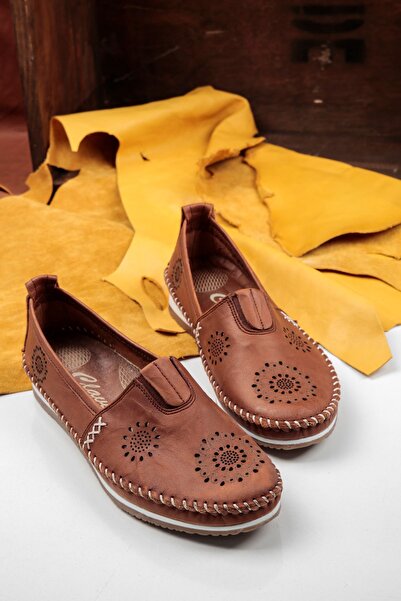 MY DERİ لويد (100%) جلد طبيعي مريح للنساء باليه