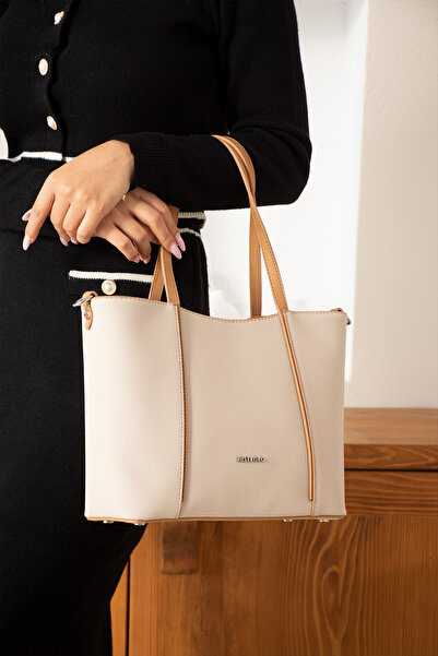 Paul Brand حقيبة يد وكتف نسائية كبيرة الحجم مقاومة للماء من جاست بولو، بلون ك...