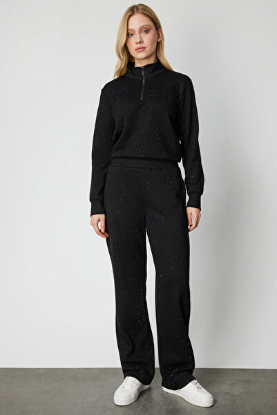 ON Women's Wide Leg Stone Sweatpants 66365 Black