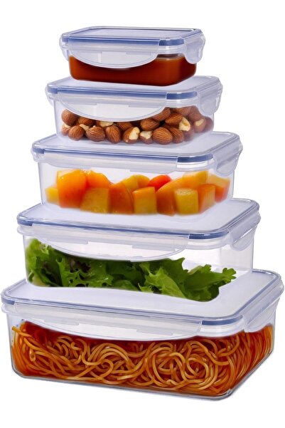 Westinghouse Rectangular Food Storage Box Set | 5 Sizes: 0.24L, 0.5L, 1.0L, 1.5L, 2.5L | Leak-Proof
