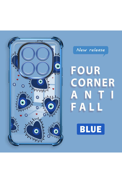 ucuc Xiaomi Redmi Note 14 Pro 4g Compatible Transparent Silicone Flutter Prot...