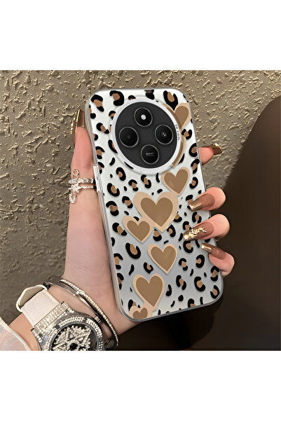 Hontinga حافظة متوافقة مع هاتف Xiaomi Redmi 14C 4G بنمط pardus حافظة هاتف صلب...