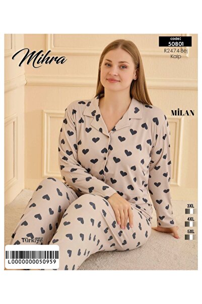 Mihra büyük beden pijama takım