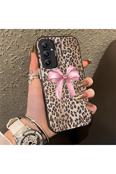 Hontinga حافظة متوافقة مع هاتف سامسونج جالاكسي A34 بنمط باردوس، حافظة هاتف صل...